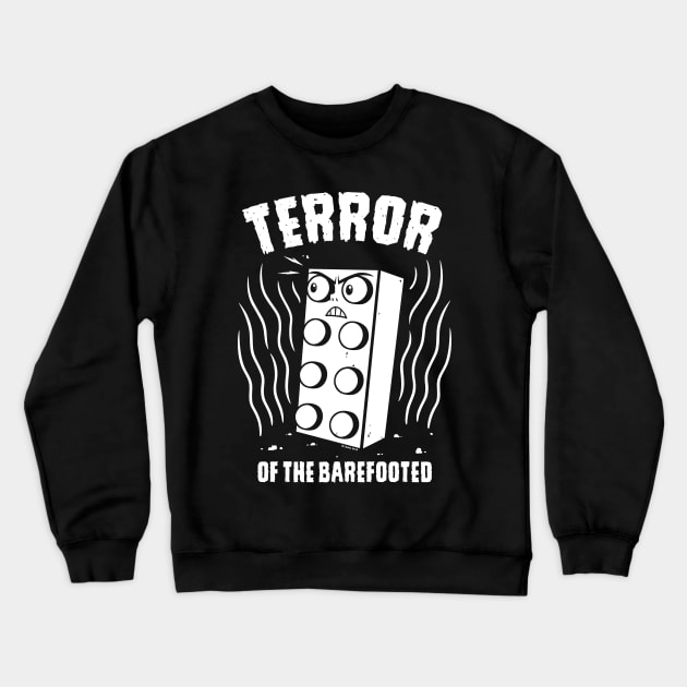 Barefoot Terror Crewneck Sweatshirt by wloem